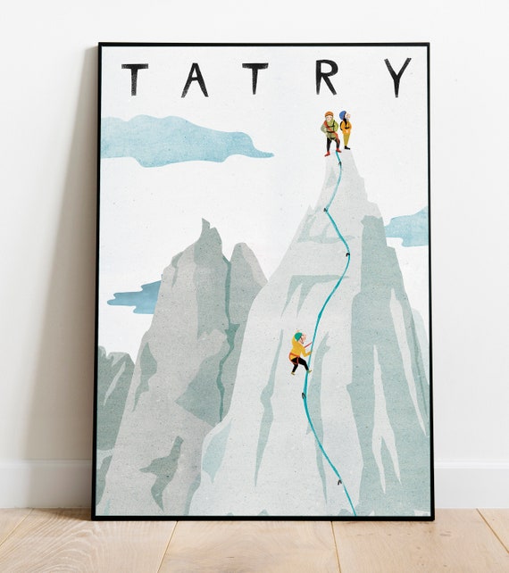 Sindsro Bowling Mere end noget andet Tatry. Poland Travel Poster. Wall Decoration. Tatra Mountains. - Etsy