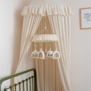 Baby mobile ,Crib Toy, Macrame Cradle Toy, Cradle Toy, Crib Mobile, Nursery Mobile, Baby Bed Mobile