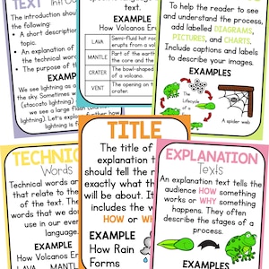 Explanation Text - Reading and Writing Bundle - Etsy