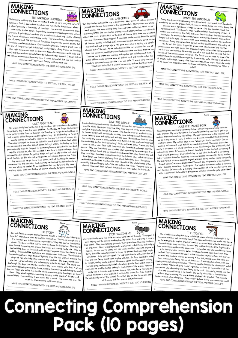 Reading Strategy Bundle - Comprehension Passages - Etsy