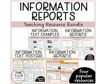 Information Text - Reading and Writing Bundle