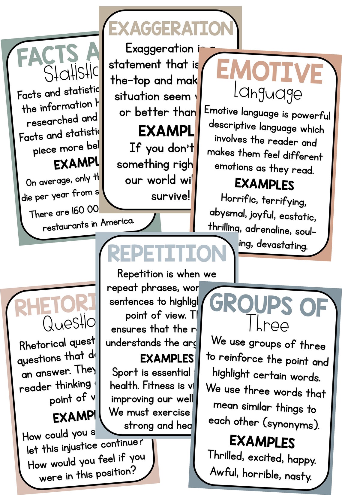 Persuasive Text Posters Earth Tones Classroom Decor - Etsy