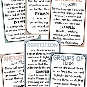 Persuasive Text Posters - Earth Tones Classroom Decor - Etsy