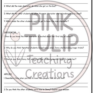 Comprehension Worksheets - Reading Strategies Set #10 - Etsy