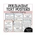 Persuasive Text Posters - Earth Tones Classroom Decor - Etsy