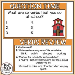 Verbs Powerpoint Guided Teaching - Etsy