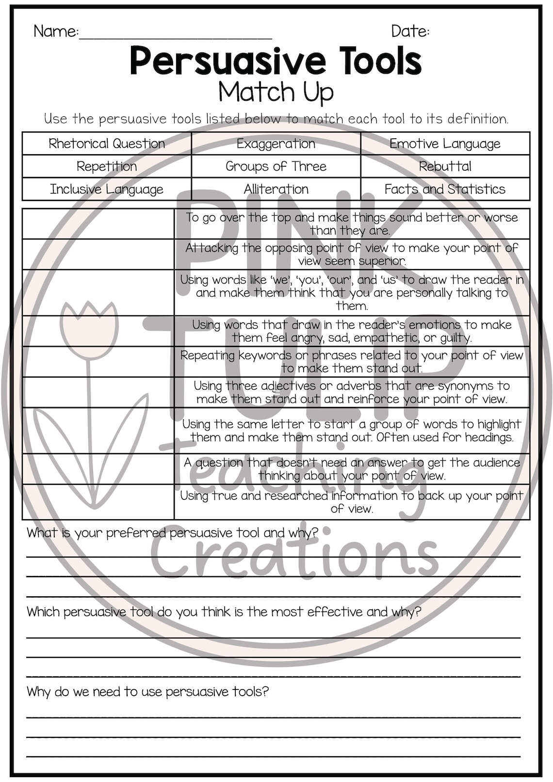 Persuasive Writing Worksheet Pack No Prep Lesson Ideas Etsy Persuasive Writing Worksheet Pack No Prep Lesson Ideas Etsy