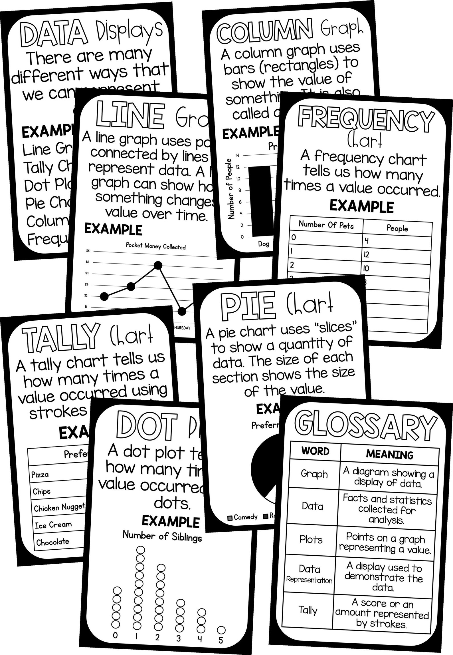 Data and Graphing Posters - Classroom Decor - Etsy