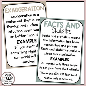 Persuasive Text Posters - Earth Tones Classroom Decor - Etsy