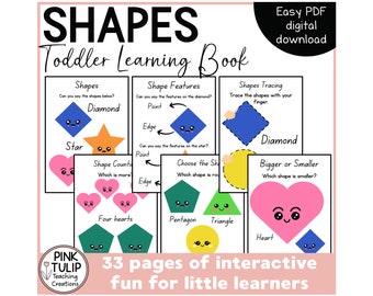 Toddler Learning Book - Shapes