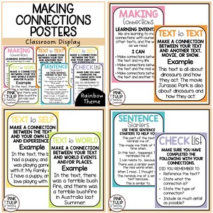 Making Connections (connecting) - Reading Comprehension Bundle - Etsy