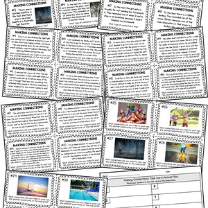 Making Connections (connecting) - Reading Comprehension Bundle - Etsy