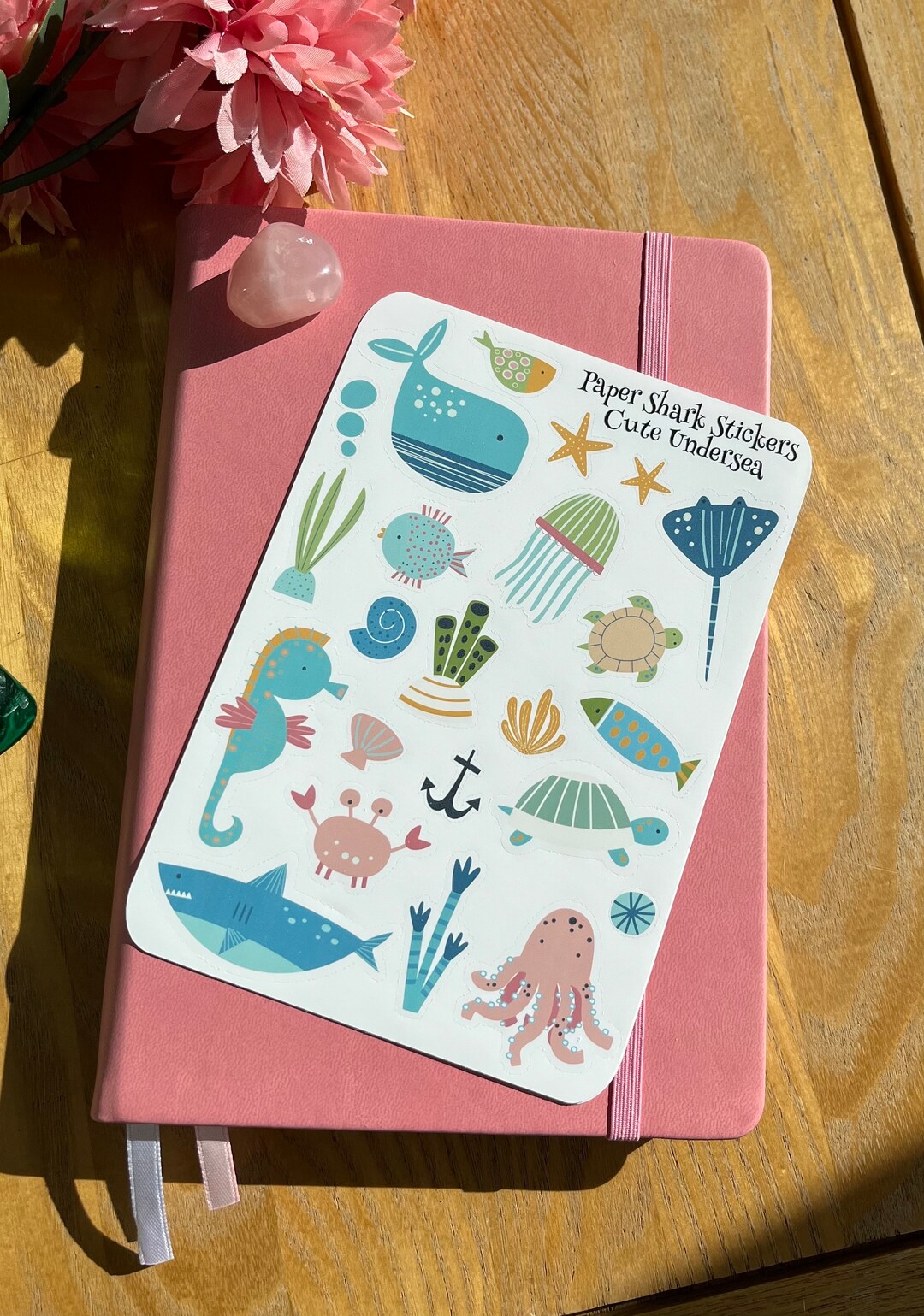 Cute Undersea Sticker Sheet Planner Sticker Etsy