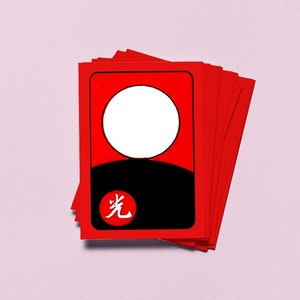 Printable Hwatu, Korean Divination Cards deck, Digital, Instant Download Hwatoo, 화투(48 cards)