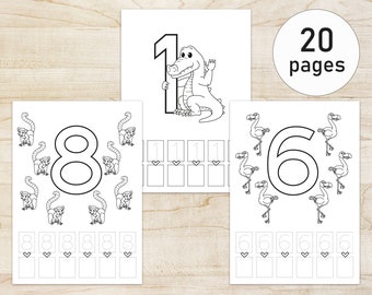 pre k 5 worksheets Preschool math, preschool curriculum, preschool printable, learning numbers, preschool worksheets, number activities