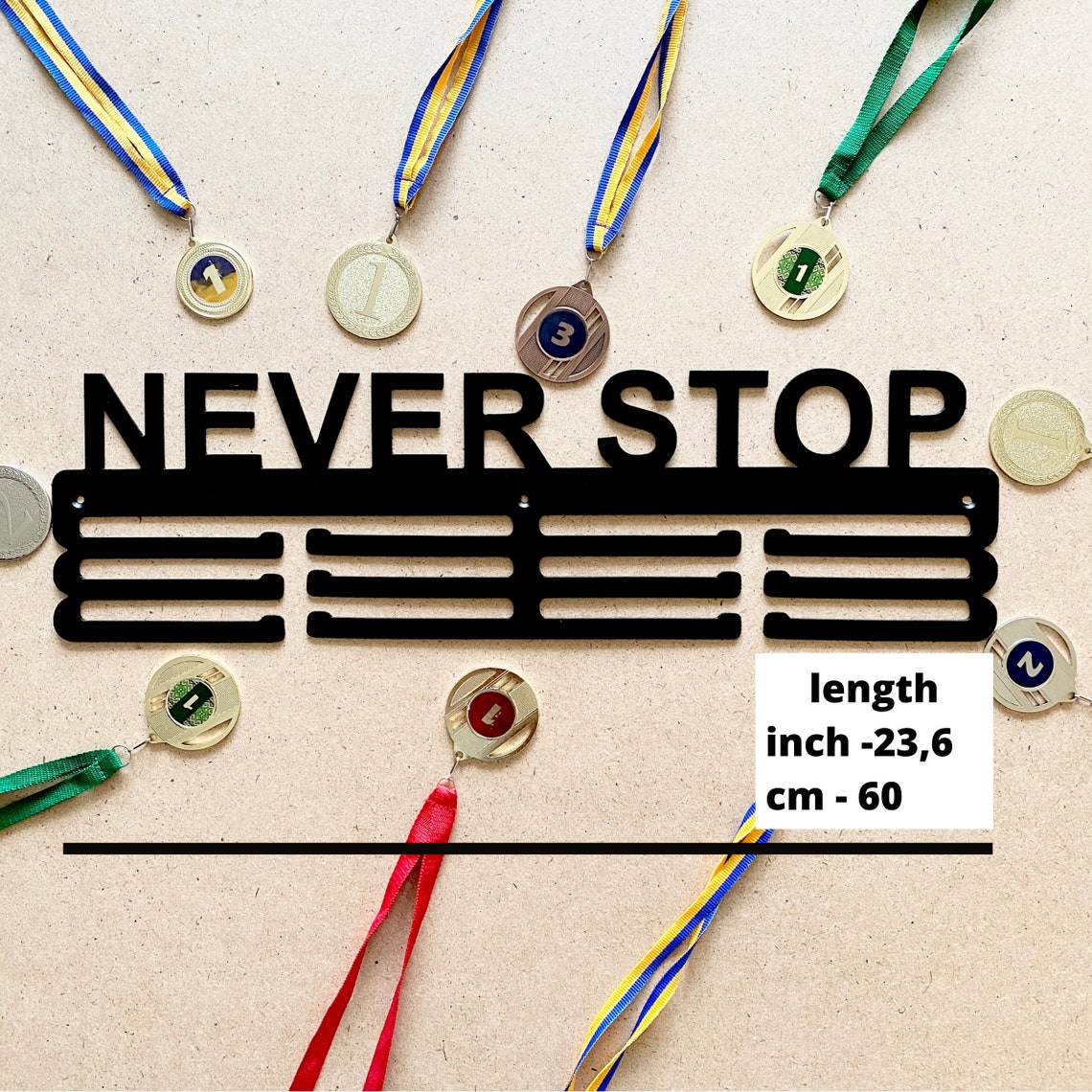 Steel Medal Holder. Race Metal Hanger. Custom Medal Hanger Etsy