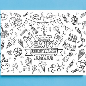 Printable Birthday Card Dad, Birthday Cards Digital, Birthday Cards ...