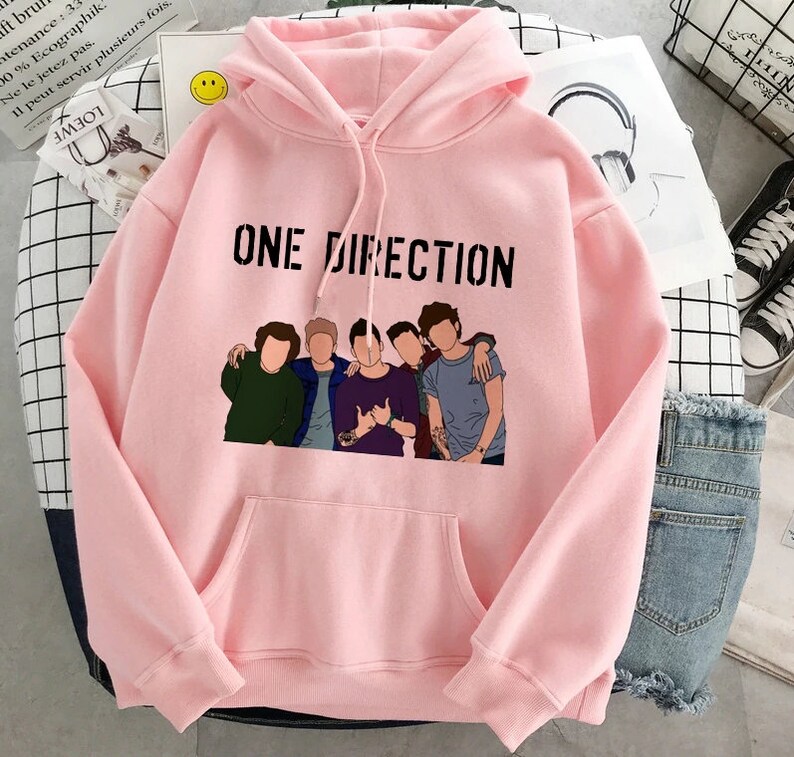 One Direction Hoodie Harry Styles Merch Unisex Etsy