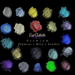 Premium Pigment & Mica Powder 50g| Unique| Bright| Pearlescent| Metallic| Neon| Formulated for Artwork|Resin|Slime|Plasticine and much more