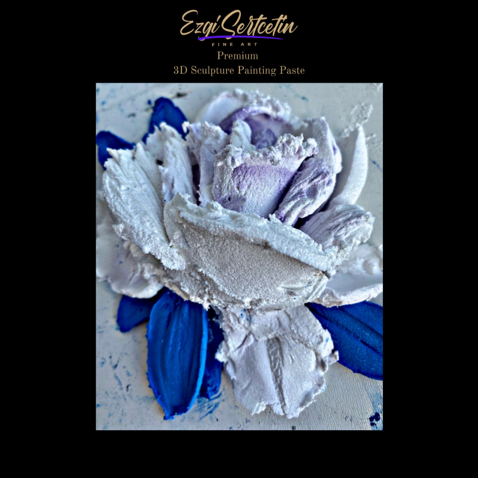 Pasta Per Scultura 3D Ezgi Sertcetin - Con Perle Metalliche E Neon, Per Texture E Rilievi Artistici - Foto 12