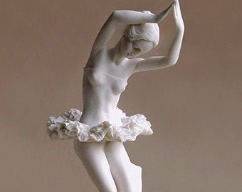 Ballet dancer – Ballerina – Type 4 – made of Alabaster 23cm