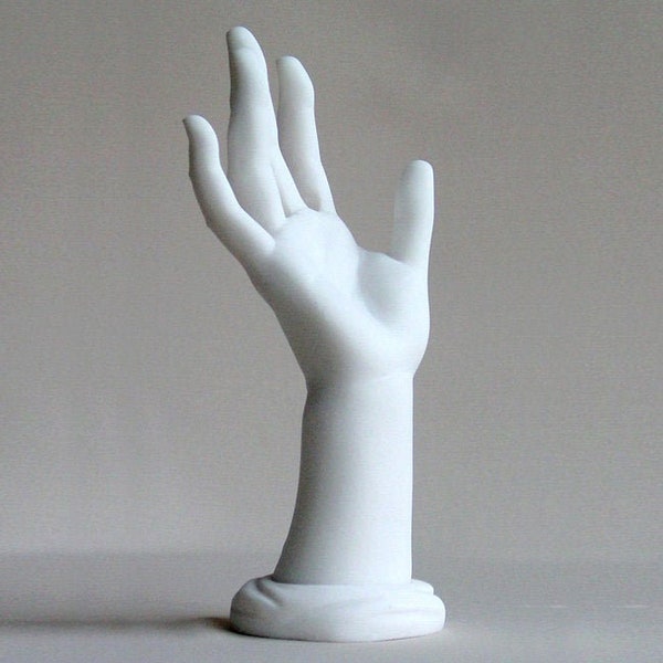 Hand – ring holder statue made of Alabaster