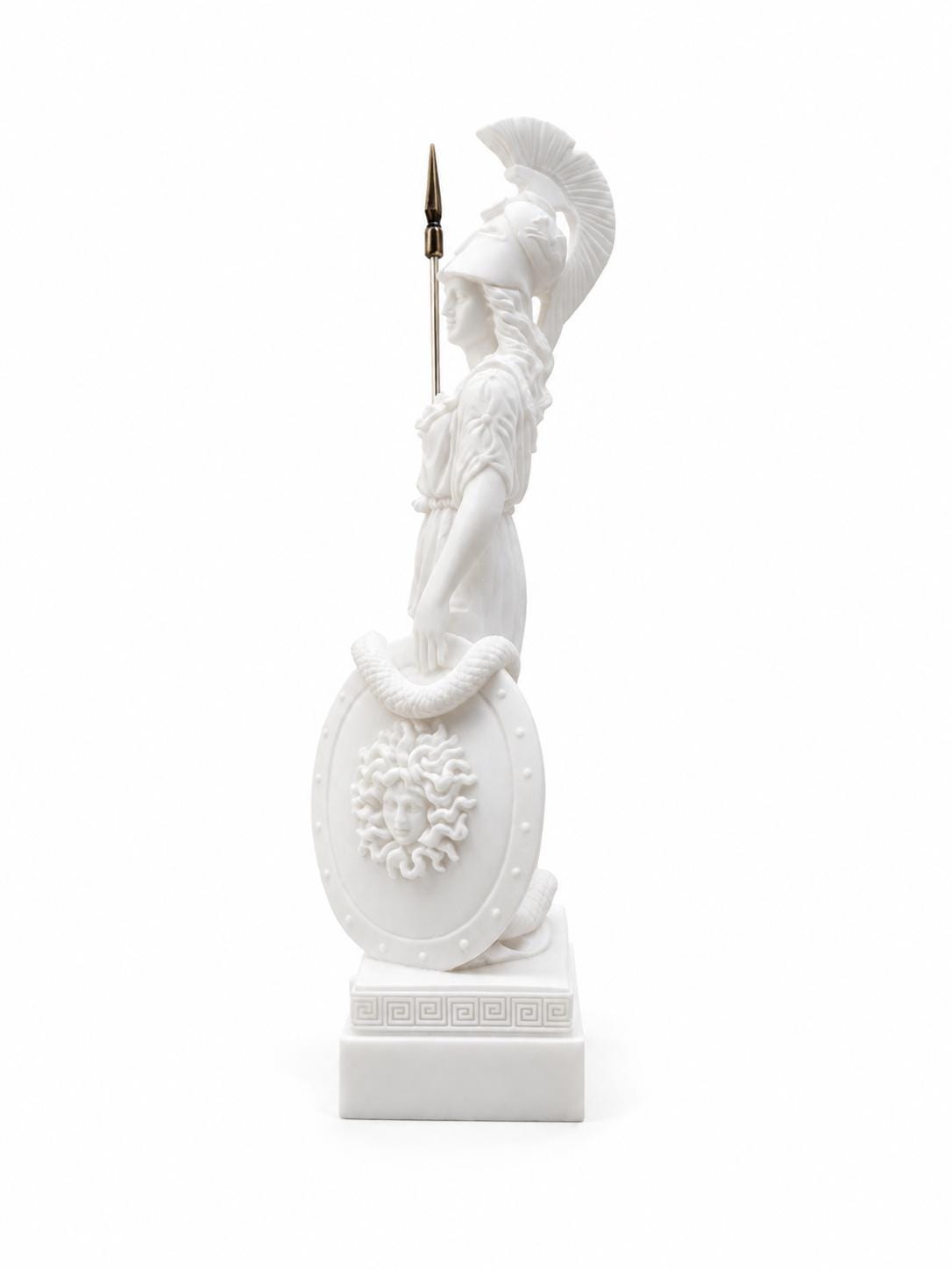アテナ像 ギリシャの女神 アラバスター製 白 16cm～18cm - Etsy 日本