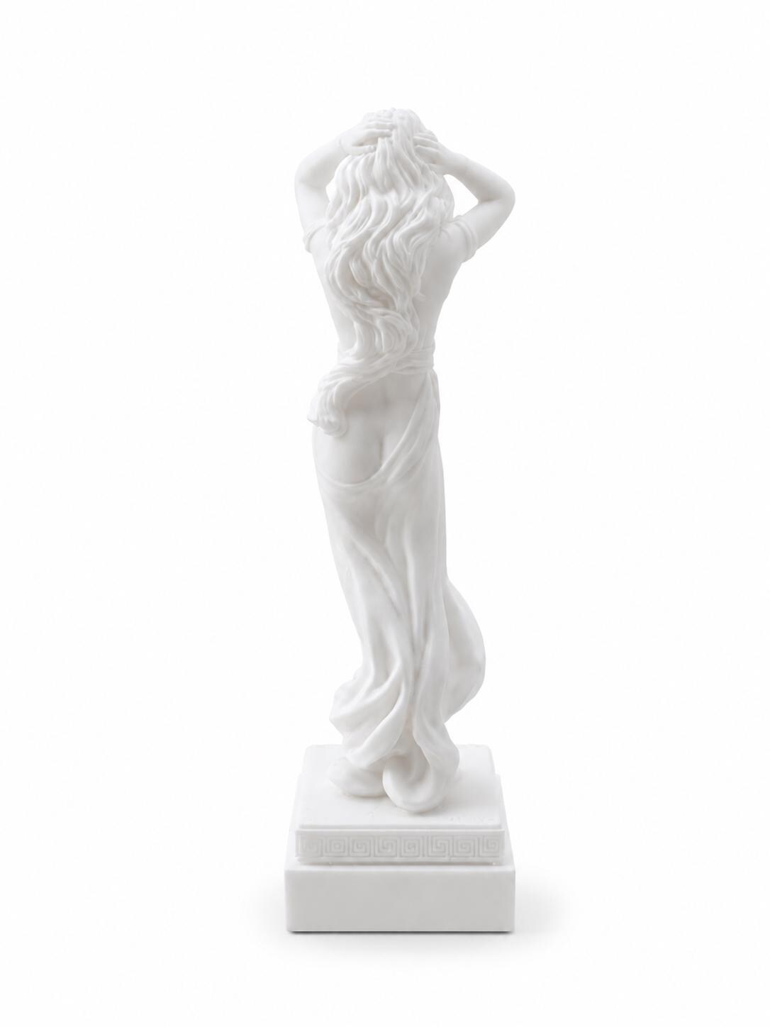 アフロディーテ像 ギリシャ神話の女神 アラバスター製 白 16cm～18cm