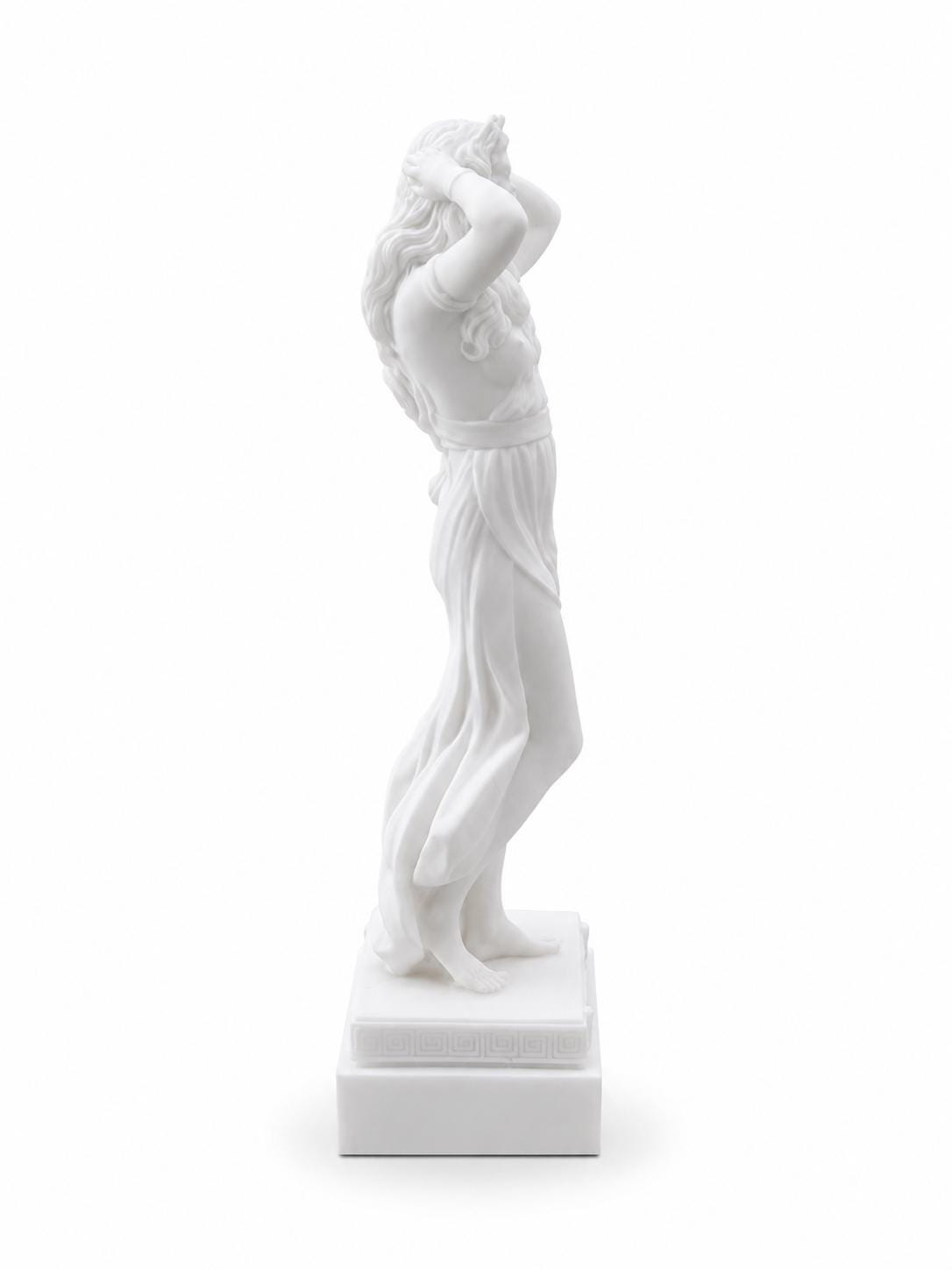 アフロディーテ像 ギリシャ神話の女神 アラバスター製 白 16cm～18cm