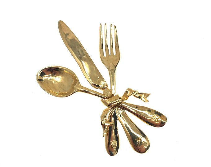karl-lagerfeld-fork-knife-spoon-brooch-gold-plated-1990s-etsy