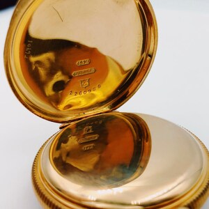 Victorian Solid Gold Ladies Pocket Watch 14K Light Rose Gold Elgin 1891 ...