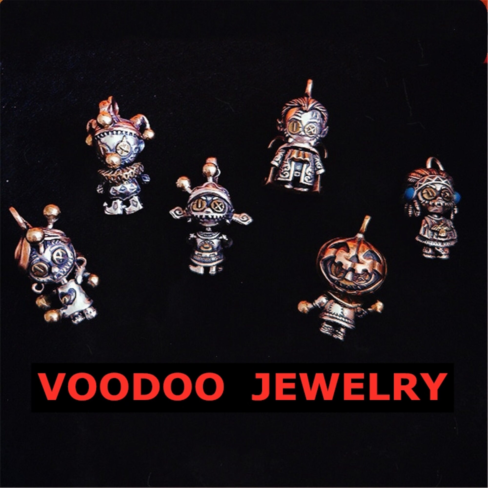 Sterling Silver Voodoo Pendant Etsy