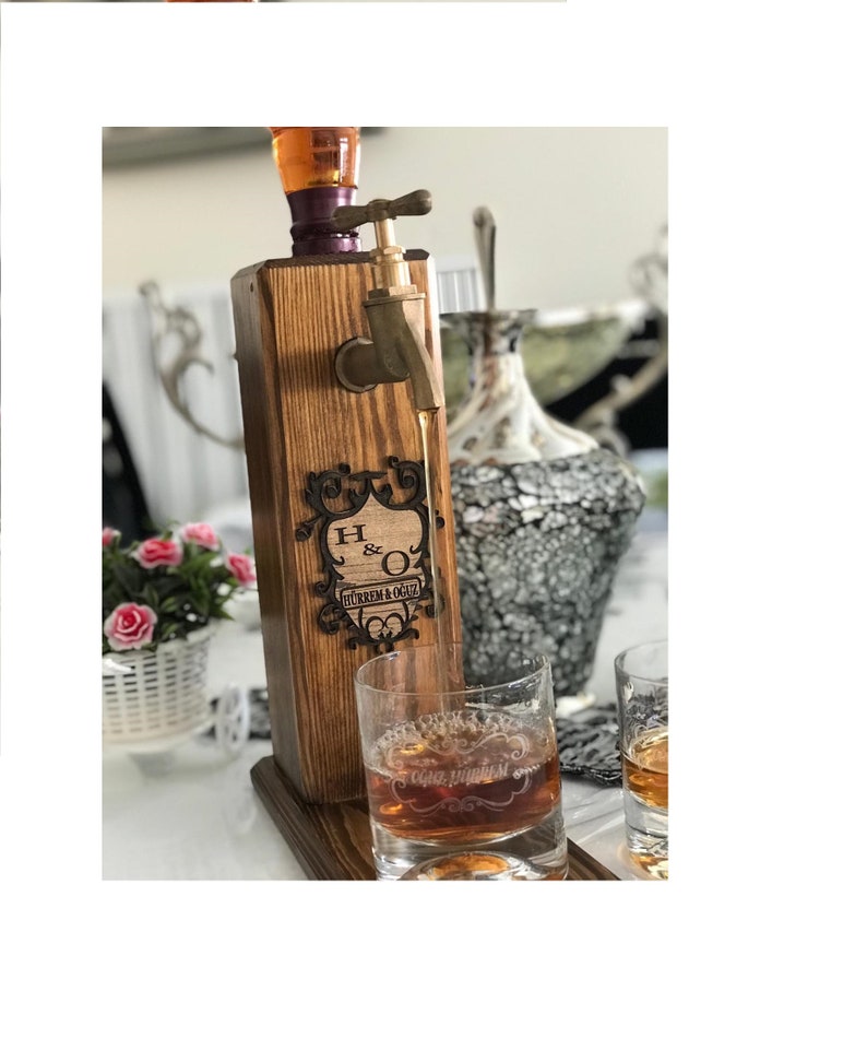 Liquor Dispenser for Home Bar Whiskey Dispenser Gift for Etsy Canada