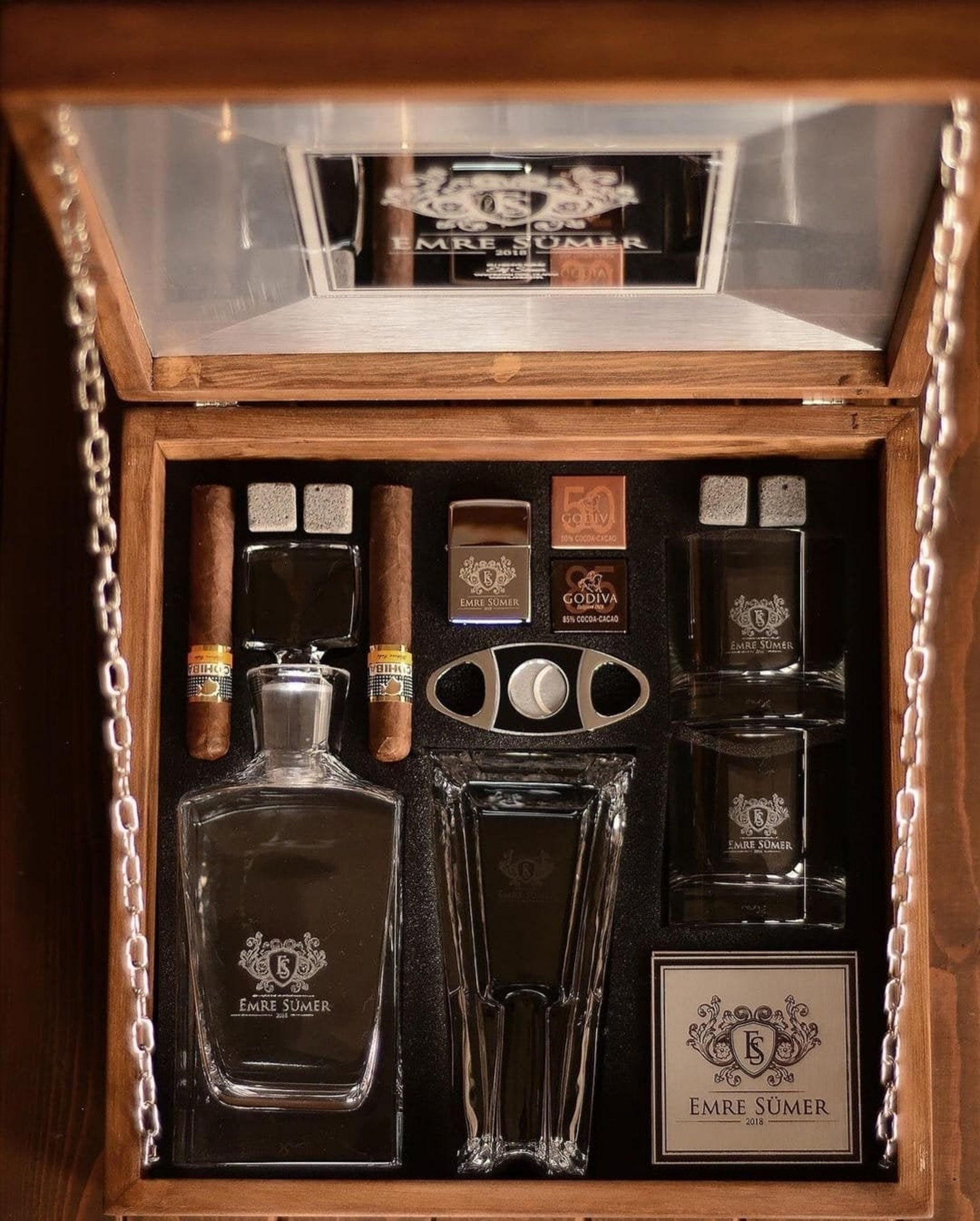 Luxury Decanter Box Set Personalize Whiskey Decanter Set with Etsy