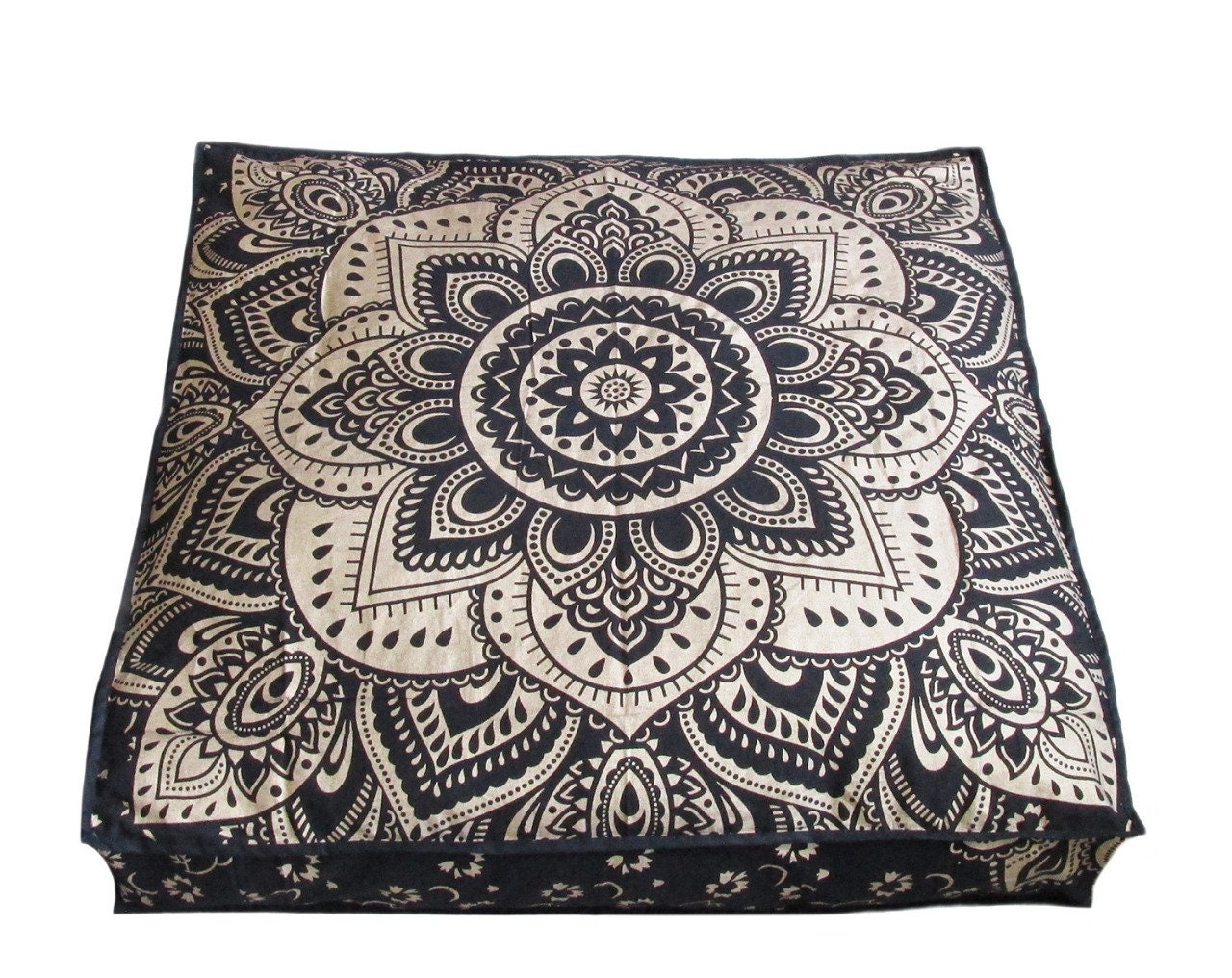 35X35 Inches Hippie Bohemian Floor Pillows Extra Large Outdoor Etsy