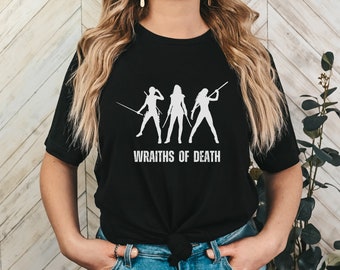 Lizenzierte Wraiths Of Death Lady of Darkness TShirt Melissa Roehrich Merch Darkness Series Shirt Booktok Bookstagram Dark Fantasy Romance Tee