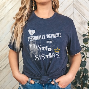 Personally Victimized by the Twisted Sisters Officially Licensed Merch Zodiac Academy Shirt Caroline Peckham and Susanne Valenti Tshirt