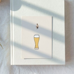 Imprimer carte postale A6 / carte d'anniversaire / célébration / bière / fête / carte d'anniversaire / carte de félicitations / félicitations