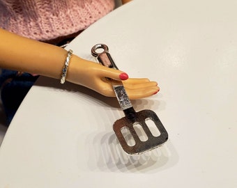 1/6 Scale BBQ Grill Spatula for 12" Dolls like Phicen, Fashion Royalty, Barbie, Blythe, BJD, Silkstone, Bratz, Poppy Parker