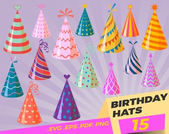 Download Birthday Hat Svg Etsy
