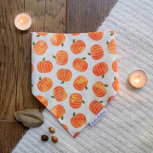 Pumpkin Patch Dog Bandana, Autumn Dog Bandana, Fall Halloween Bandana, Pet Neckwear, Puppy Accessory bild 5