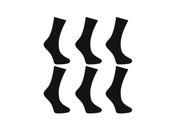 12 Pairs Mens Ralph Lewis Plain Black Socks HoneyCombe Top Cotton Rich 12 Pairs Mens Ralph Lewis Plain Black Socks HoneyCombe Top Cotton Rich