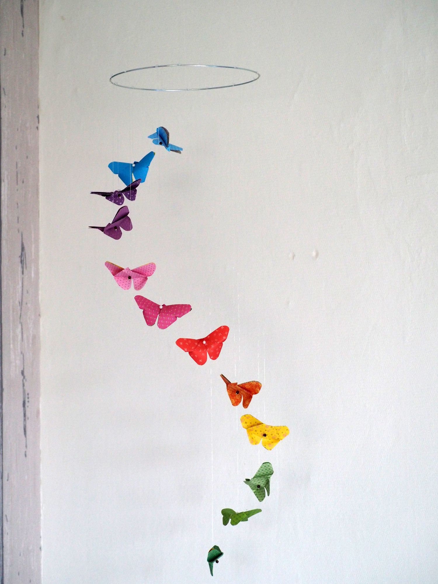 Mobile Spirale Papillons