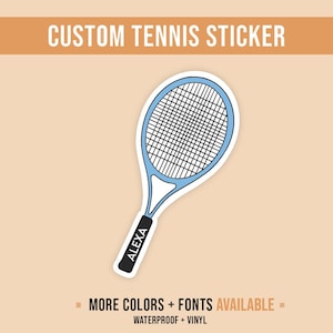 Tennis Sticker | Sport Sticker | Tennis Sticker | Team Sticker | Tennis Geschenk | Senior Geschenke | Sport Sticker | Sport Geschenke