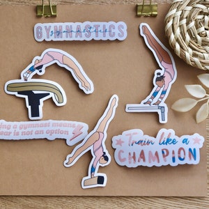 Gymnastics Stickers | Gymnastic Sticker Pack | Gymnastics Gift | Gymnastics | Gymnastics mom | Sport Stickers | Sport Gifts