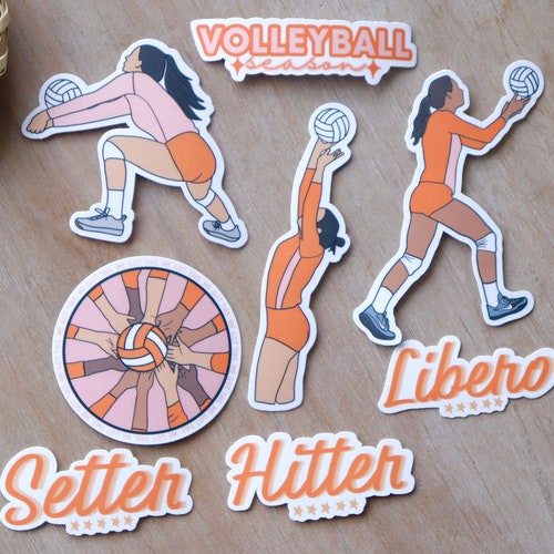 I Can't I Have Volleyball Sticker Waterproof Aesthetic - Etsy