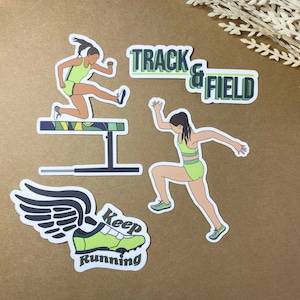 Track and Field Stickers , Planner Stickers, Track Stickers, Hurdle ...
