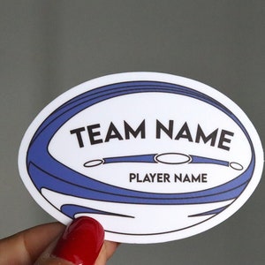 Custom Rugby Stickers | Custom Sport Sticker | Rugby Sticker | Team ...