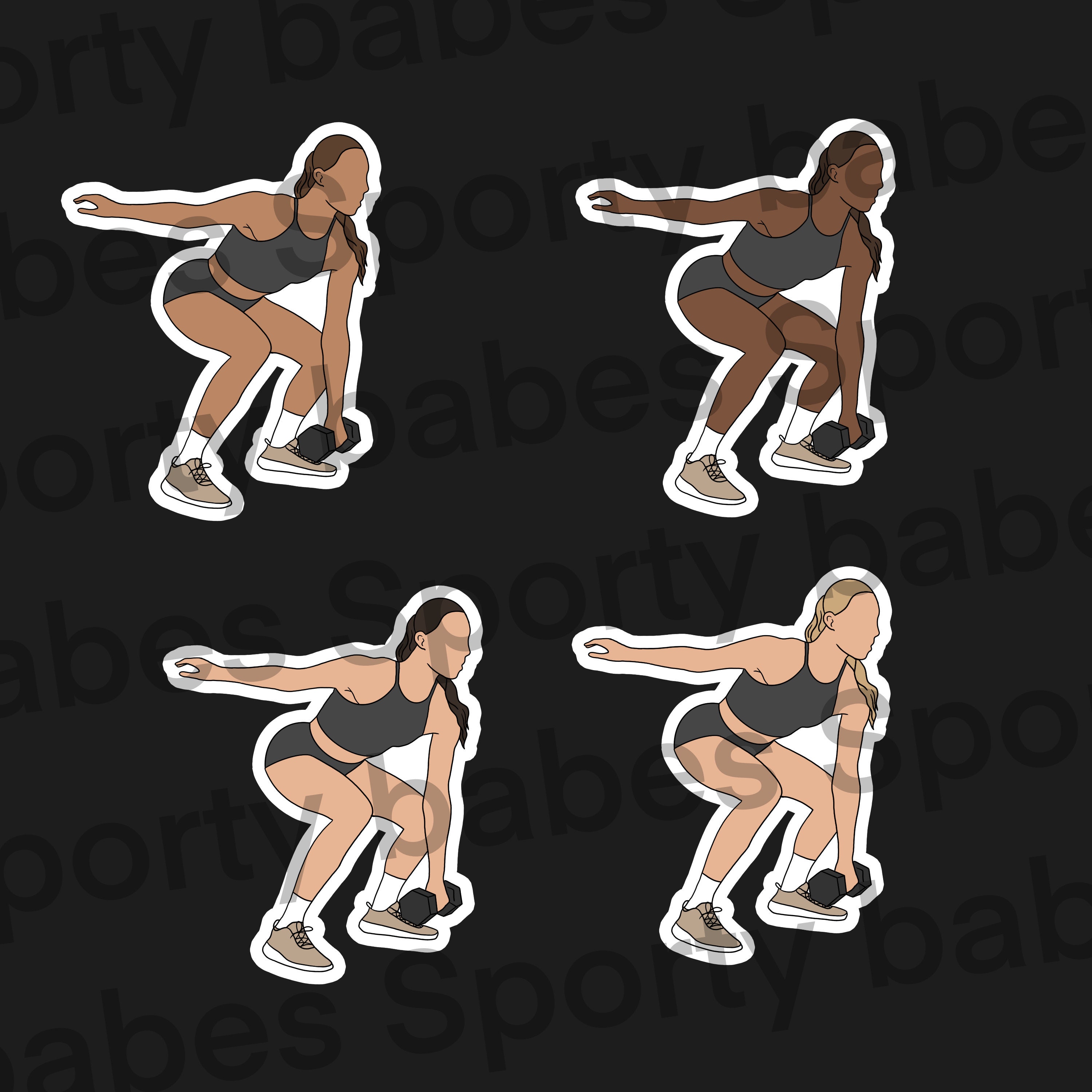 Fitness Stickers, Workout Stickers, Crossfit Stickers, Gym Stickers ...