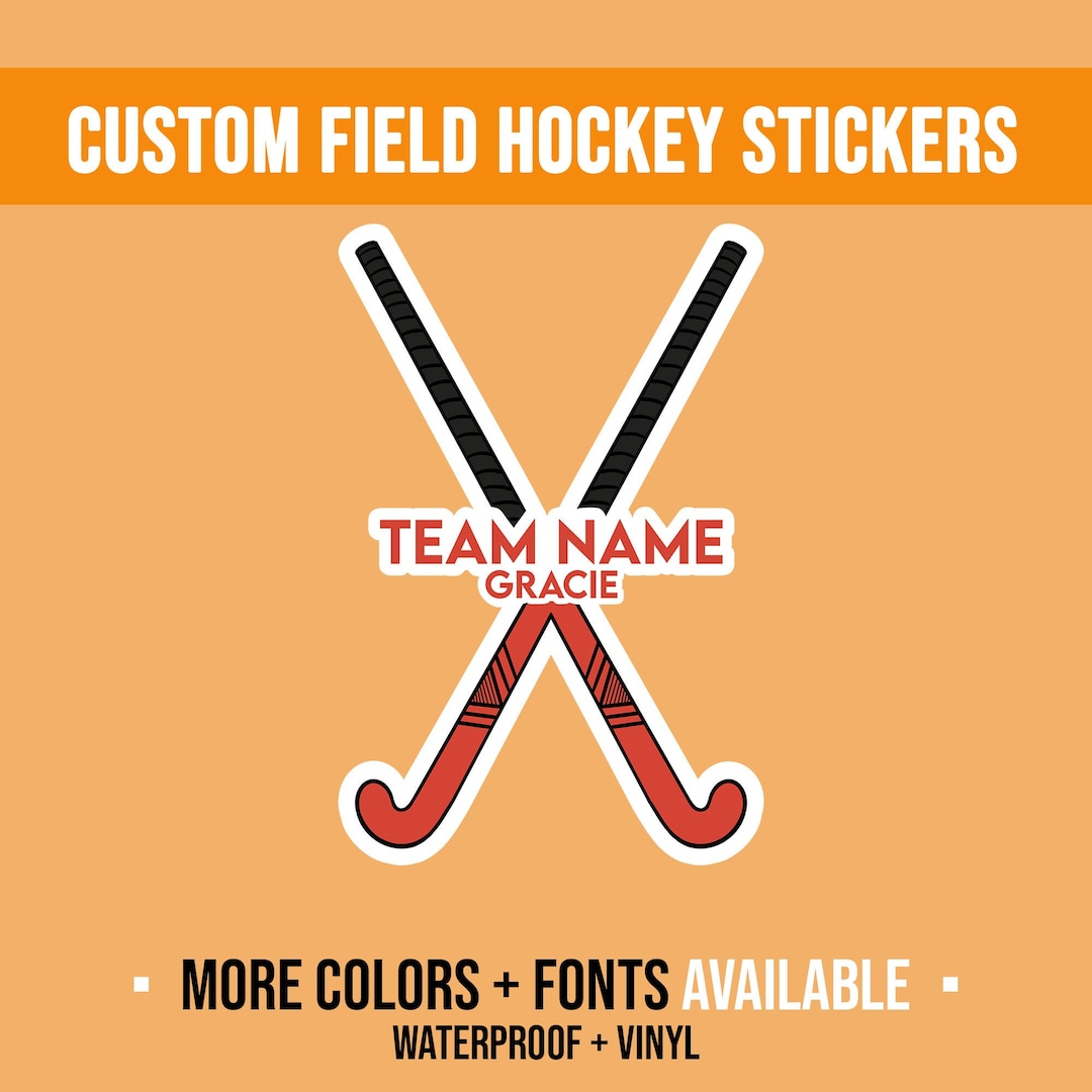 Custom Field Hockey Stickers Custom Sport Sticker Field Hockey Stickers